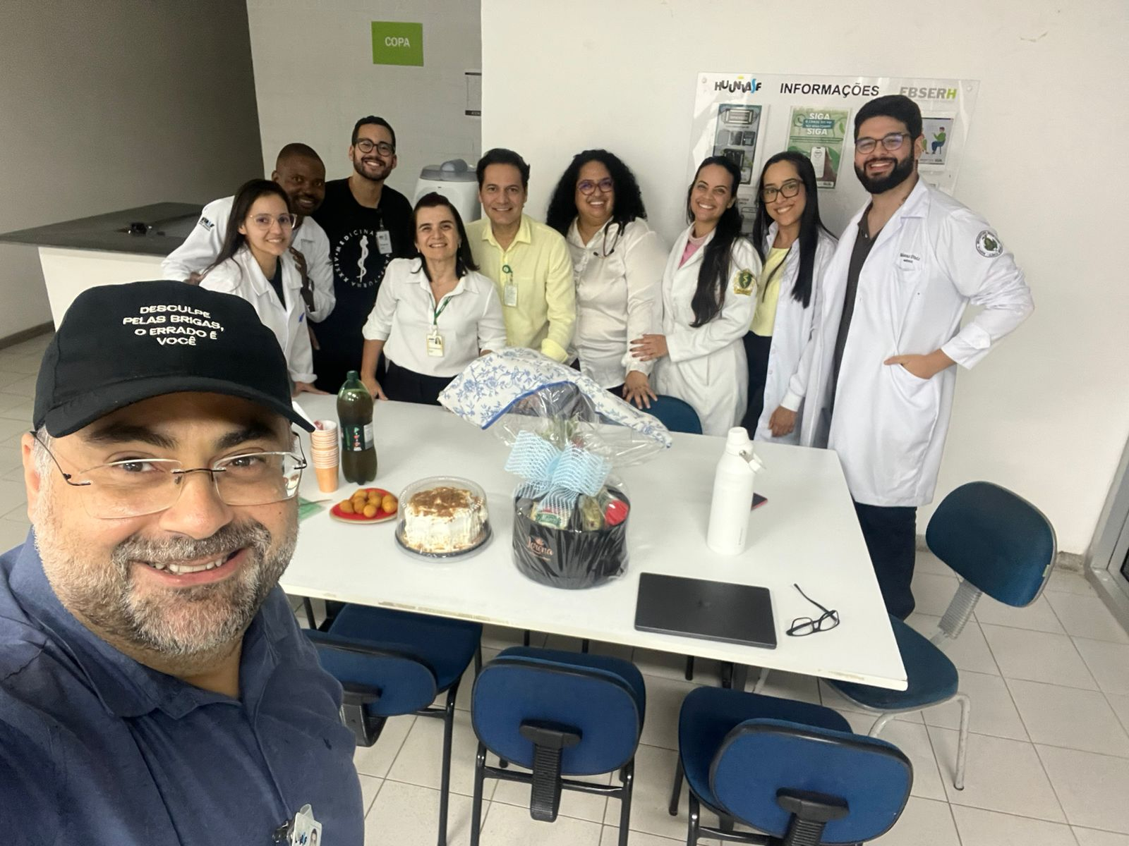 Anderson com integrantes da Residência de Cardiologia da UNIVASF.